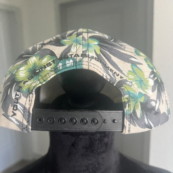 Volcom Hat Cap Hawaiian Snapback One Size Trucker Fishing Outdoor Casual Youth - Picture 5 of 7